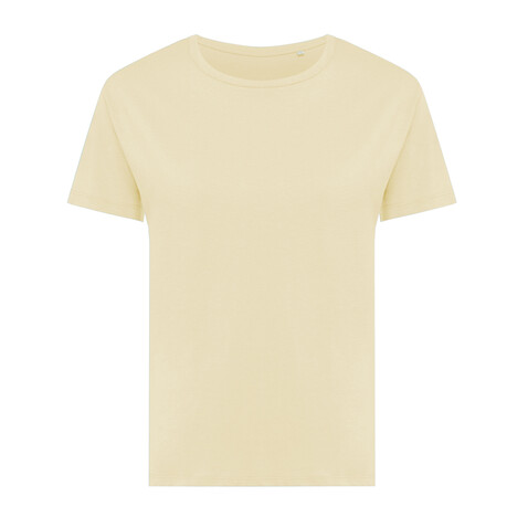 IQONIQ Yala Damen T-Shirt aus recycelter Baumwolle cream yellow bedrucken, Art.-Nr. T4100.036.S IQONIQ Yala Damen T-Shirt aus recycelter Baumwolle cream yellow bedrucken, Art.-Nr. T4100.036.S