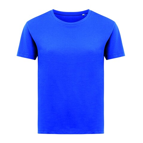 IQONIQ Yala Damen T-Shirt aus recycelter Baumwolle Königsblau bedrucken, Art.-Nr. T4100.025.XXS