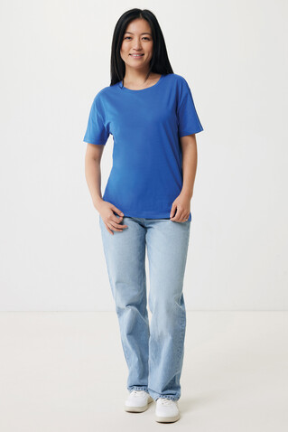 IQONIQ Yala Damen T-Shirt aus recycelter Baumwolle Königsblau bedrucken, Art.-Nr. T4100.025.XXS