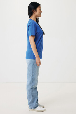 IQONIQ Yala Damen T-Shirt aus recycelter Baumwolle Königsblau bedrucken, Art.-Nr. T4100.025.XXS