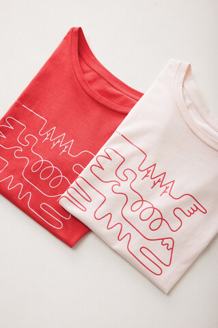 IQONIQ Yala Damen T-Shirt aus recycelter Baumwolle luscious red bedrucken, Art.-Nr. T4100.008.XXS IQONIQ Yala Damen T-Shirt aus recycelter Baumwolle luscious red bedrucken, Art.-Nr. T4100.008.XXS