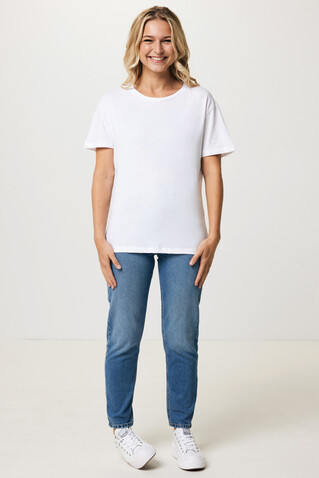 IQONIQ Yala Damen T-Shirt aus recycelter Baumwolle recycled white bedrucken, Art.-Nr. T4100.004.S