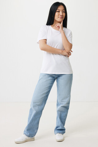 IQONIQ Yala Damen T-Shirt aus recycelter Baumwolle recycled white bedrucken, Art.-Nr. T4100.004.S