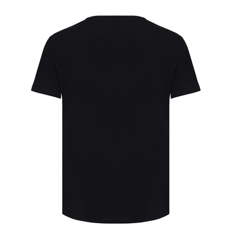 IQONIQ Yala Damen T-Shirt aus recycelter Baumwolle schwarz bedrucken, Art.-Nr. T4100.001.XL