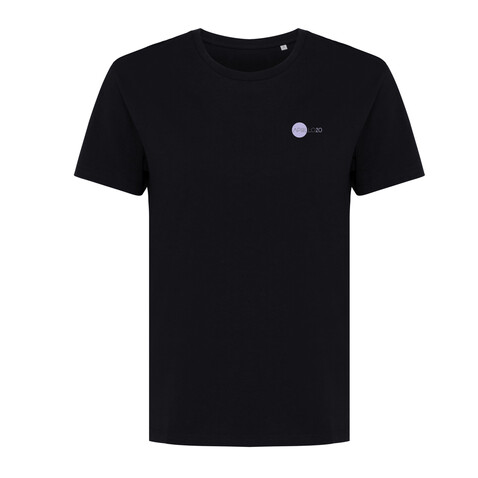 IQONIQ Yala Damen T-Shirt aus recycelter Baumwolle schwarz bedrucken, Art.-Nr. T4100.001.XL