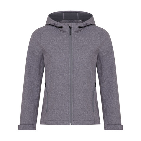 IQONIQ Makalu Damen Softshelljacke aus recyceltem Polyester vulcano heather grey bedrucken, Art.-Nr. T4700.028.XL IQONIQ Makalu Damen Softshelljacke aus recyceltem Polyester vulcano heather grey bedrucken, Art.-Nr. T4700.028.XL
