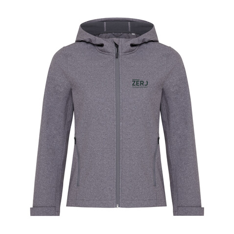 IQONIQ Makalu Damen Softshelljacke aus recyceltem Polyester vulcano heather grey bedrucken, Art.-Nr. T4700.028.XL IQONIQ Makalu Damen Softshelljacke aus recyceltem Polyester vulcano heather grey bedrucken, Art.-Nr. T4700.028.XL