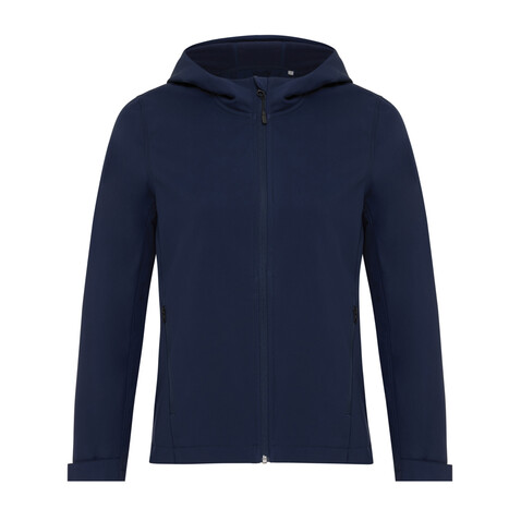 IQONIQ Makalu Damen Softshelljacke aus recyceltem Polyester navy blau bedrucken, Art.-Nr. T4700.002.L IQONIQ Makalu Damen Softshelljacke aus recyceltem Polyester navy blau bedrucken, Art.-Nr. T4700.002.L