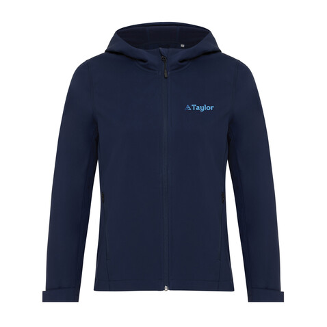 IQONIQ Makalu Damen Softshelljacke aus recyceltem Polyester navy blau bedrucken, Art.-Nr. T4700.002.L IQONIQ Makalu Damen Softshelljacke aus recyceltem Polyester navy blau bedrucken, Art.-Nr. T4700.002.L