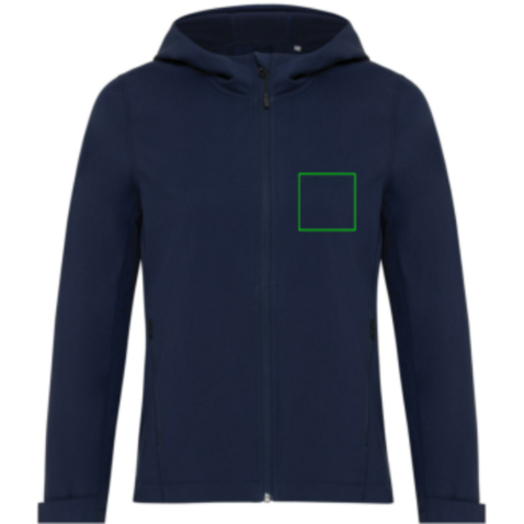 IQONIQ Makalu Damen Softshelljacke aus recyceltem Polyester navy blau bedrucken, Art.-Nr. T4700.002.L IQONIQ Makalu Damen Softshelljacke aus recyceltem Polyester navy blau bedrucken, Art.-Nr. T4700.002.L
