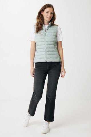 IQONIQ Meru Damen Bodywarmer aus recyceltem Polyester Iceberg green bedrucken, Art.-Nr. T4702.023.XXXL IQONIQ Meru Damen Bodywarmer aus recyceltem Polyester Iceberg green bedrucken, Art.-Nr. T4702.023.XXXL