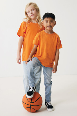 IQONIQ Koli Kids T-Shirt aus recycelter Baumwolle orange bedrucken, Art.-Nr. T6100.044.910 IQONIQ Koli Kids T-Shirt aus recycelter Baumwolle orange bedrucken, Art.-Nr. T6100.044.910