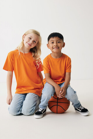 IQONIQ Koli Kids T-Shirt aus recycelter Baumwolle orange bedrucken, Art.-Nr. T6100.044.910 IQONIQ Koli Kids T-Shirt aus recycelter Baumwolle orange bedrucken, Art.-Nr. T6100.044.910