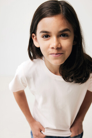 IQONIQ Koli Kids T-Shirt aus recycelter Baumwolle cloud pink bedrucken, Art.-Nr. T6100.039.56