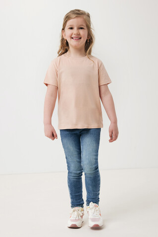 IQONIQ Koli Kids T-Shirt aus recycelter Baumwolle peach nectar bedrucken, Art.-Nr. T6100.038.56