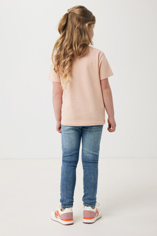 IQONIQ Koli Kids T-Shirt aus recycelter Baumwolle peach nectar bedrucken, Art.-Nr. T6100.038.56