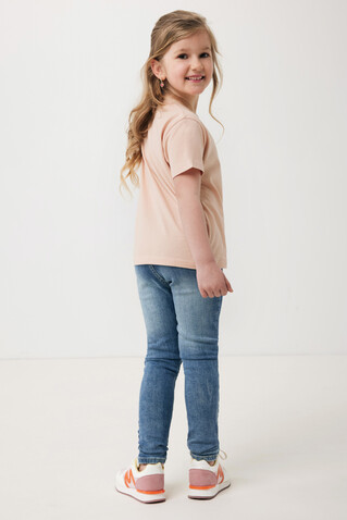 IQONIQ Koli Kids T-Shirt aus recycelter Baumwolle peach nectar bedrucken, Art.-Nr. T6100.038.56