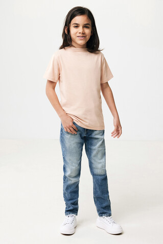 IQONIQ Koli Kids T-Shirt aus recycelter Baumwolle peach nectar bedrucken, Art.-Nr. T6100.038.56