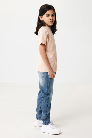 IQONIQ Koli Kids T-Shirt aus recycelter Baumwolle peach nectar bedrucken, Art.-Nr. T6100.038.56