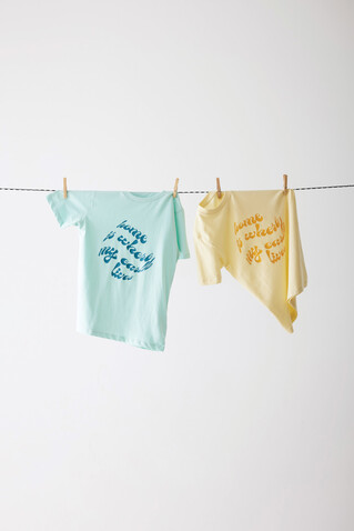IQONIQ Koli Kids T-Shirt aus recycelter Baumwolle crushed mint bedrucken, Art.-Nr. T6100.037.56