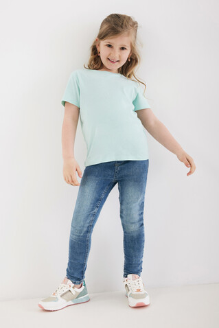 IQONIQ Koli Kids T-Shirt aus recycelter Baumwolle crushed mint bedrucken, Art.-Nr. T6100.037.56