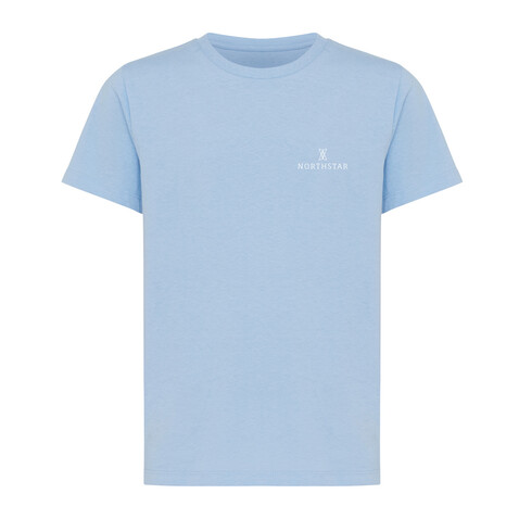 IQONIQ Koli Kids T-Shirt aus recycelter Baumwolle sky blue bedrucken, Art.-Nr. T6100.022.910