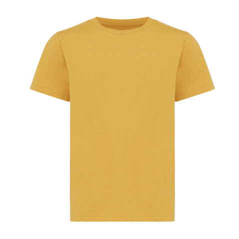 IQONIQ Koli Kids T-Shirt aus recycelter Baumwolle ochre yellow bedrucken, Art.-Nr. T6100.021.78