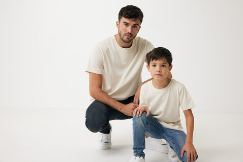 IQONIQ Koli Kids T-Shirt aus recycelter Baumwolle natural raw bedrucken, Art.-Nr. T6100.018.78