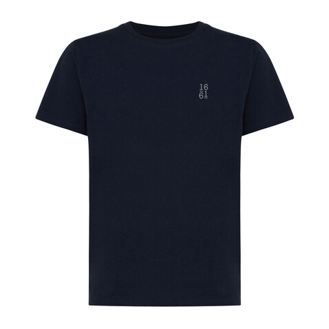 IQONIQ Koli Kids T-Shirt aus recycelter Baumwolle navy blau bedrucken, Art.-Nr. T6100.002.1314 IQONIQ Koli Kids T-Shirt aus recycelter Baumwolle navy blau bedrucken, Art.-Nr. T6100.002.1314