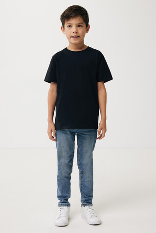 IQONIQ Koli Kids T-Shirt aus recycelter Baumwolle schwarz bedrucken, Art.-Nr. T6100.001.1314