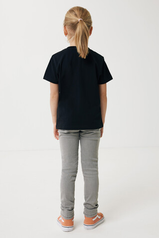 IQONIQ Koli Kids T-Shirt aus recycelter Baumwolle schwarz bedrucken, Art.-Nr. T6100.001.1314