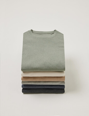 IQONIQ Manuel ungefärbtes T-Shirt aus recycelter Baumwolle natural raw bedrucken, Art.-Nr. T9101.018.XXXL IQONIQ Manuel ungefärbtes T-Shirt aus recycelter Baumwolle natural raw bedrucken, Art.-Nr. T9101.018.XXXL