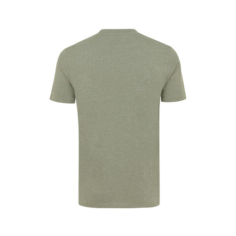 IQONIQ Manuel ungefärbtes T-Shirt aus recycelter Baumwolle heather green bedrucken, Art.-Nr. T9101.015.XS