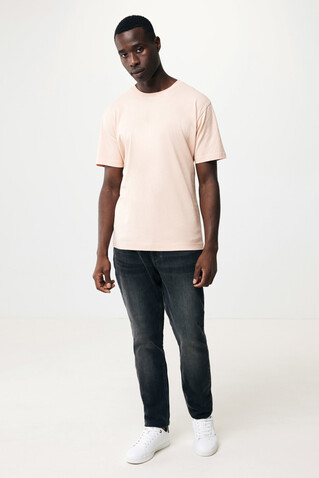 IQONIQ Kakadu relaxed T-Shirt aus recycelter Baumwolle peach nectar bedrucken, Art.-Nr. T9103.038.XS