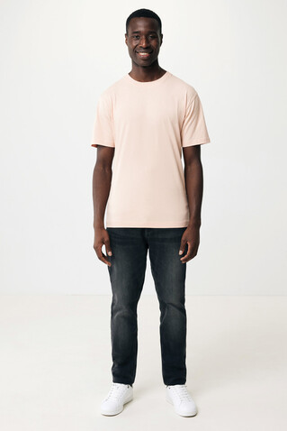 IQONIQ Kakadu relaxed T-Shirt aus recycelter Baumwolle peach nectar bedrucken, Art.-Nr. T9103.038.XS