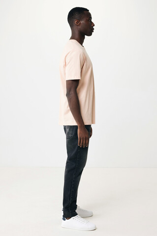 IQONIQ Kakadu relaxed T-Shirt aus recycelter Baumwolle peach nectar bedrucken, Art.-Nr. T9103.038.XS