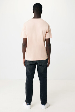 IQONIQ Kakadu relaxed T-Shirt aus recycelter Baumwolle peach nectar bedrucken, Art.-Nr. T9103.038.XS