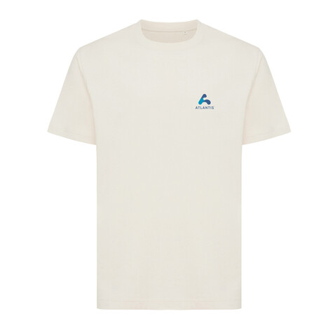IQONIQ Kakadu relaxed T-Shirt aus recycelter Baumwolle natural raw bedrucken, Art.-Nr. T9103.018.XS