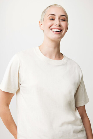 IQONIQ Kakadu relaxed T-Shirt aus recycelter Baumwolle natural raw bedrucken, Art.-Nr. T9103.018.XS