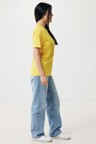 IQONIQ Sierra Lightweight T-Shirt aus recycelter Baumwolle gelb bedrucken, Art.-Nr. T9104.045.M