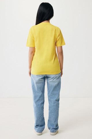 IQONIQ Sierra Lightweight T-Shirt aus recycelter Baumwolle gelb bedrucken, Art.-Nr. T9104.045.M