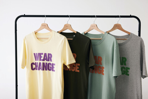 IQONIQ Sierra Lightweight T-Shirt aus recycelter Baumwolle cream yellow bedrucken, Art.-Nr. T9104.036.XL