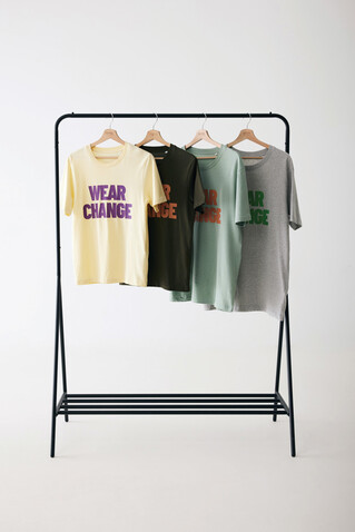 IQONIQ Sierra Lightweight T-Shirt aus recycelter Baumwolle cream yellow bedrucken, Art.-Nr. T9104.036.XL