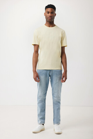 IQONIQ Sierra Lightweight T-Shirt aus recycelter Baumwolle cream yellow bedrucken, Art.-Nr. T9104.036.XL