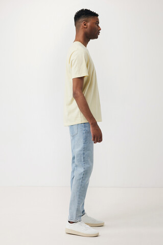 IQONIQ Sierra Lightweight T-Shirt aus recycelter Baumwolle cream yellow bedrucken, Art.-Nr. T9104.036.XL