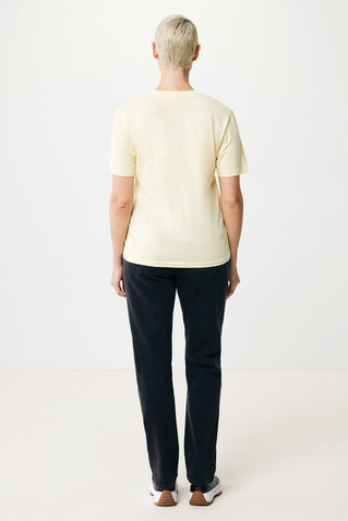 IQONIQ Sierra Lightweight T-Shirt aus recycelter Baumwolle cream yellow bedrucken, Art.-Nr. T9104.036.XL