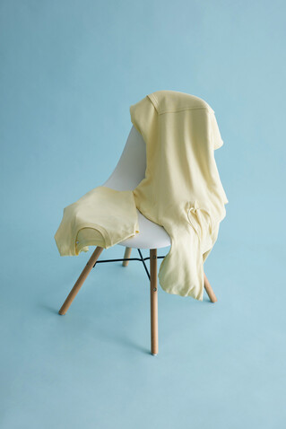 IQONIQ Sierra Lightweight T-Shirt aus recycelter Baumwolle cream yellow bedrucken, Art.-Nr. T9104.036.XL