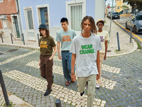 IQONIQ Sierra Lightweight T-Shirt aus recycelter Baumwolle cream yellow bedrucken, Art.-Nr. T9104.036.XL
