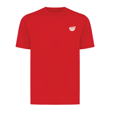 IQONIQ Sierra Lightweight T-Shirt aus recycelter Baumwolle rot bedrucken, Art.-Nr. T9104.029.XS