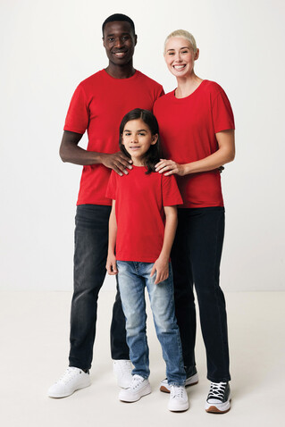 IQONIQ Sierra Lightweight T-Shirt aus recycelter Baumwolle rot bedrucken, Art.-Nr. T9104.029.XS